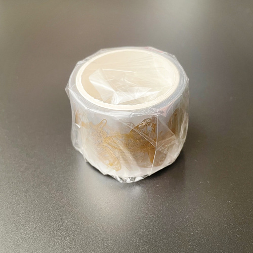 PET hot stamping pocket tape, waterproof transparent pocket tape, decorative material, and paper tape with release paper