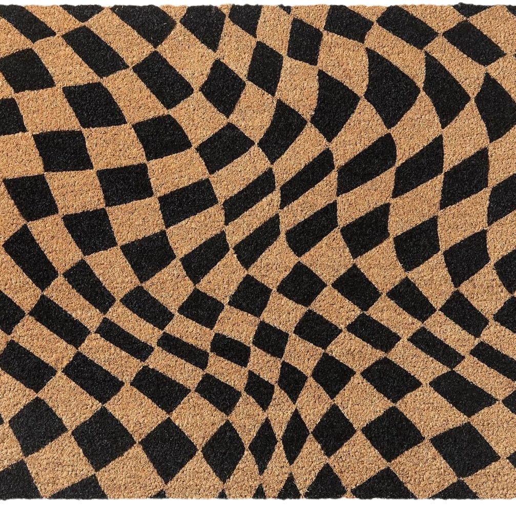 Grenziwwerschreidend Schachbrettmuster Kristall-Samt Entrée-Diermatt Hausentrée Dekorativ Buedemmatt op Lager Grousshandel_voghion.com