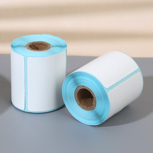 Portable three-proof thermal sensitive pressure-sensitive label small roll label paper small core strong adhesive three-proof thermal sensitive label paper