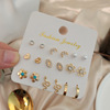 Silver needle, goods, fashionable earrings, silver 925 sample, internet celebrity, simple and elegant design