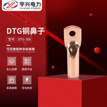 铜镀锡接线耳  DTG铜鼻子接线端子DTG-300电线电缆堵油型管压端子