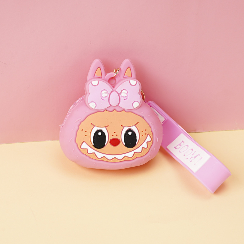 メーカーが生産するネズミ駆除パイオニアラブブキーホルダーペンダントシリコンバッグかわいい子供用小銭入れ|undefined