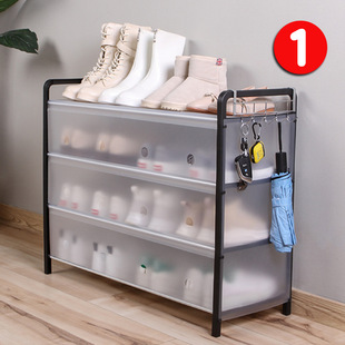 Simple Shoe Rack Multi-layer Economical Dormitory Shoe Cabinet Household Door Dust-proof Storage Shoe Rack Indoor Good-looking Special Olympics