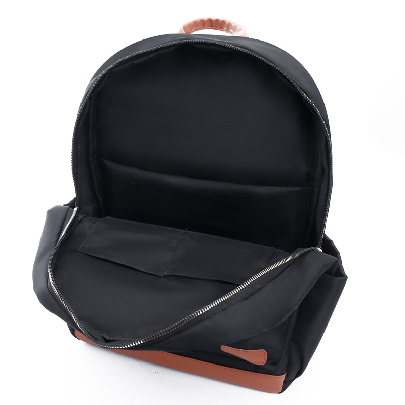 Comercio exterior al por mayor 2024 nuevas señoras casuales mochila de tela Oxford moda color de contraste mochila de computadora de negocios bag