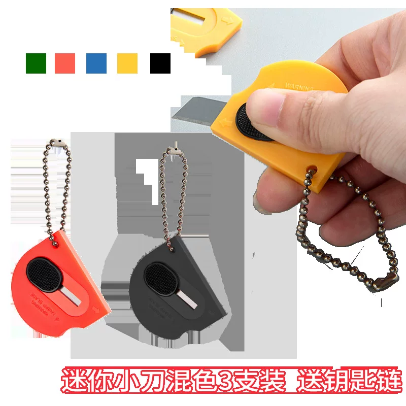 Small handheld plastic pocket knife for students, Birthday gift