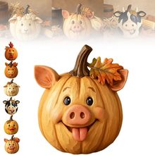 Farm Cow Pumpkin Figurines�r�������Ϲϵ��� ��֬�[��