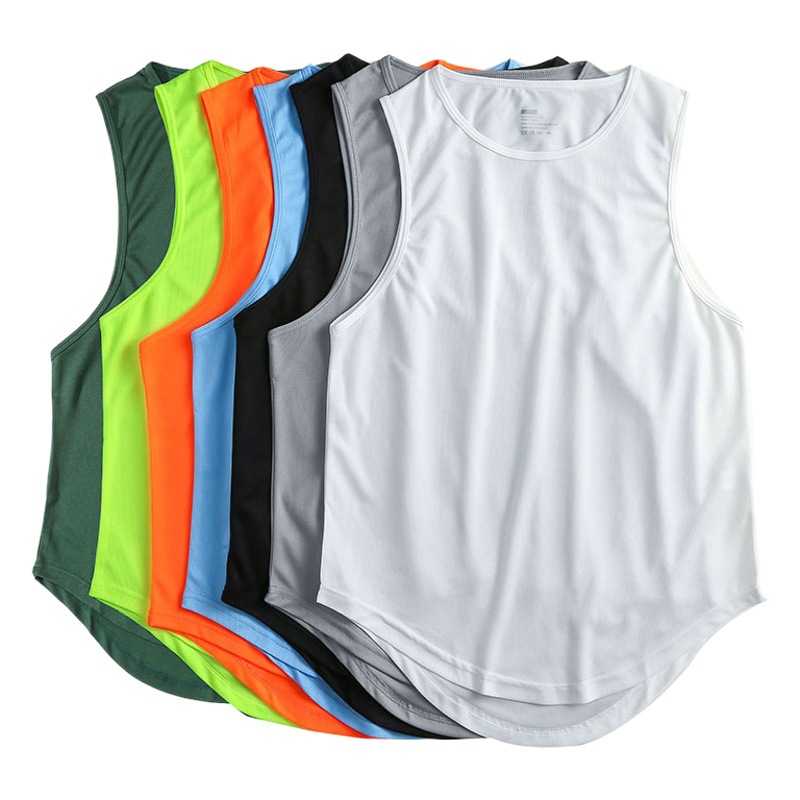 Summer Marathon Quick-drying Sports Vest Men's Sleeveless Waistcoat Running Training Basketball Loose Fitness Vest