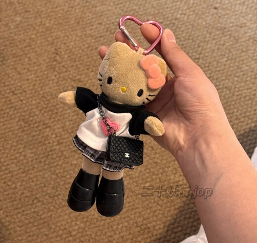 ロングレッグ kt ペンダントコレクションキティぬいぐるみペンダントかわいい kt 猫ラブバックルランドセルペンダントキーホルダーメンズ|undefined