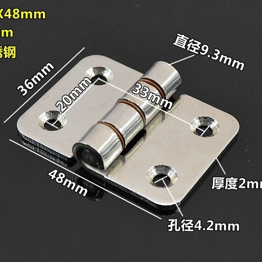304ステンレスヒンジ厚さ重型工業ヒンジ板折り畳みキャビネットケース部品折り畳み平開ヒンジ|undefined