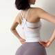 Yoga Camisole with Chest Pad Women's Thin Belt Beautiful Back Slim-fit Slimming for Foreign Trade Cross-border Southeast Asia European and American Style