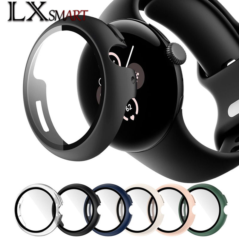 Suitable for Google Watch Case Google Pixel Watch3/4 41/45mm Pc Case and Film Integrated Protective Cover