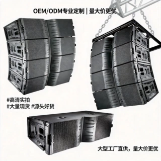 弧形弯曲线阵音箱 双 8 寸无源线性阵列音响体育馆剧场工程扩声器