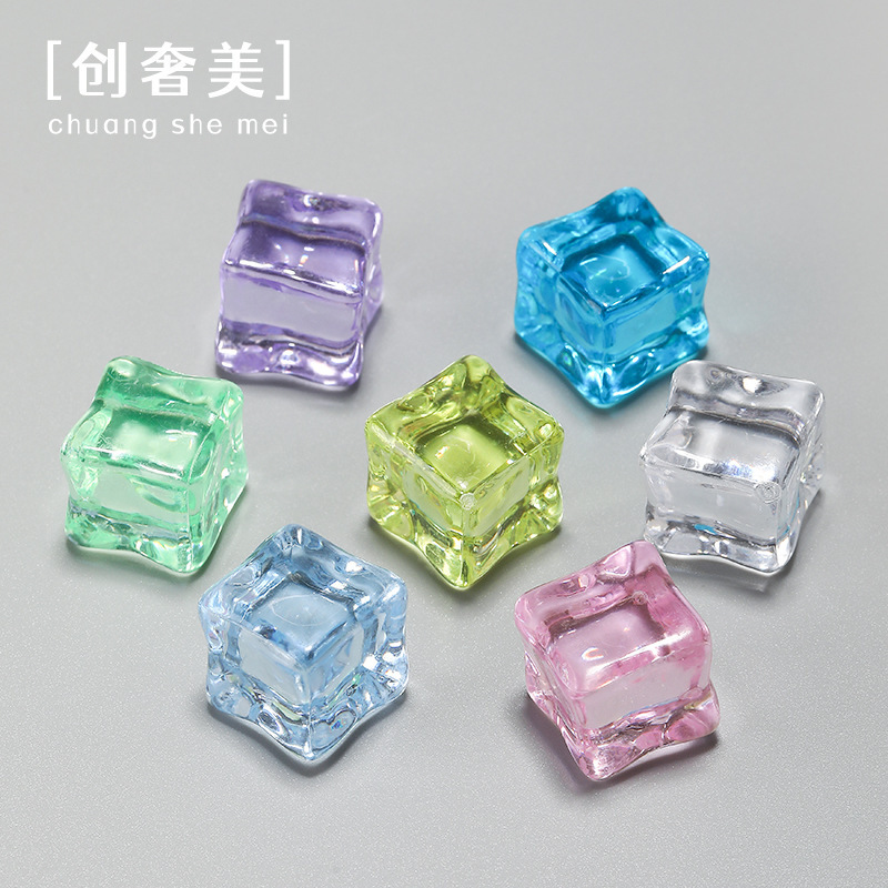 18mm simulation transparent ice diy color transparent bar photography props micro landscape small ornaments resin accessories 18mm simulation transparent ice diy color transparent bar photography props micro landscape small ornaments resin accessories
