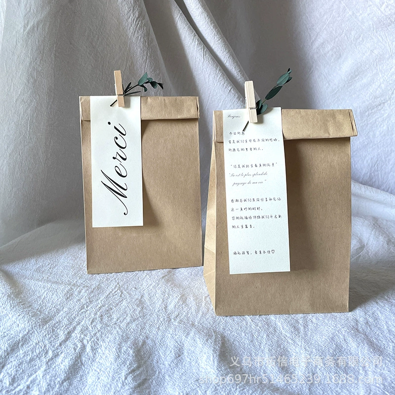 Креативная крафт-бумага мешок конфет Свадебная коробка Мори ручной подарок сумка Свадебный магазин оптом свадебный подарочный пакет