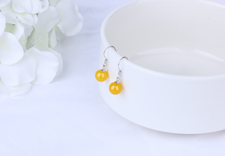 1 Pair 925 Sterling Silver Gem Geometric Drop Earrings display picture 6