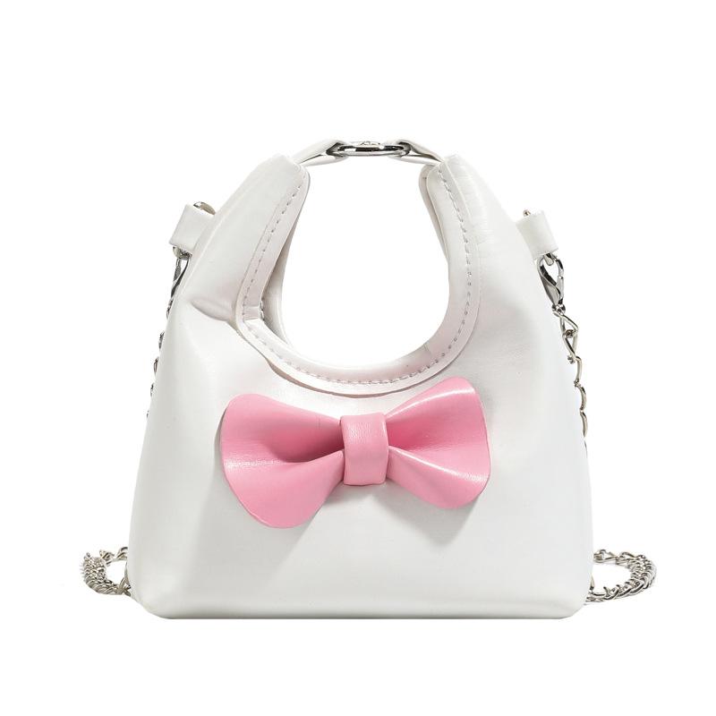 Dolce y lindo arco de hombro de niñas bolso de cadena mini pequeño bebé bolso de mano bolso de comercio exterior transfronterizo bolso de niños