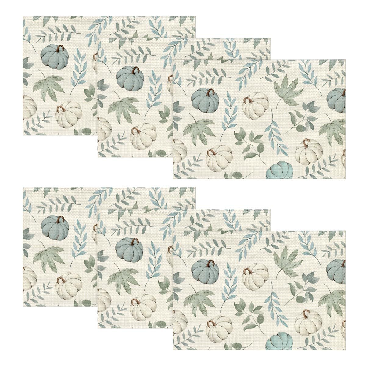 calabaza tablero bandera Halloween Acción de Gracias otoño impresión toallas de mesa almohadilla de mesa lavable antideslizante aislamiento de taza almohadilla de mesa