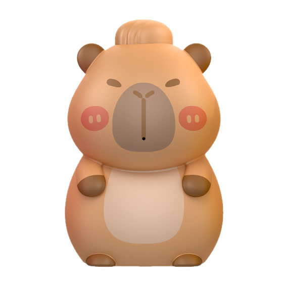 Cross-Border New Creative Small Water Gun Summer Cartoon Capybara Handheld Portable Press Small Water Gun Outer Toys Wholesale