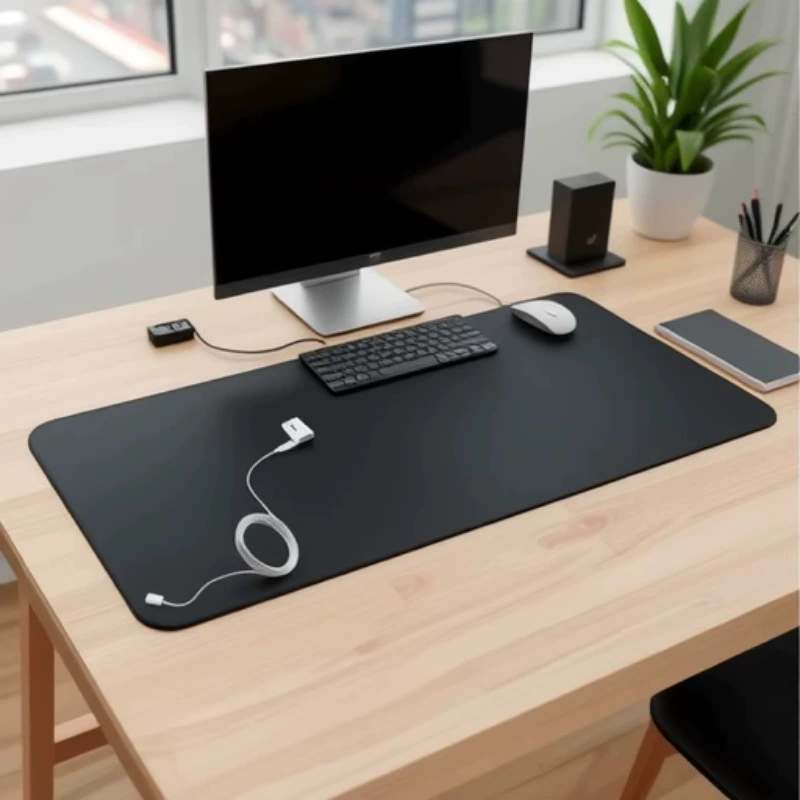 Коврик для офисного стола из искусственной кожи, водонепроницаемый, очень большой коврик для мыши, индивидуальный кожаный коврик для рабочего стола, большой коврик для мыши, заземляющий коврик.