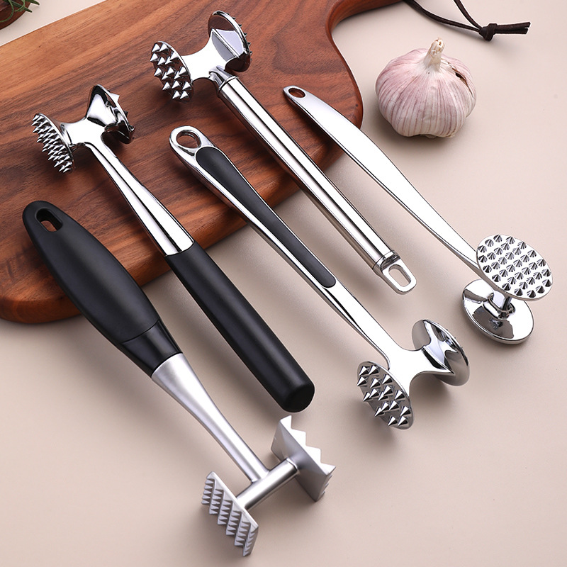 Meat tenderizer hammer for kitchen use, steak tenderizer hammer, large meat tenderizer tool, commercial stainless steel hammer