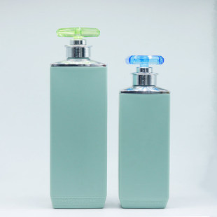 New 500ml 750ml Press Pump Shampoo Shower Gel Bottle Hdpe Material Travel Refill Bottle