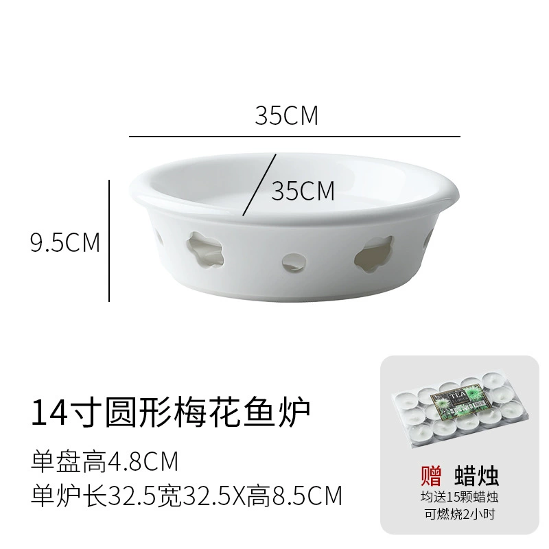 Candle, thermos, ceramic tableware, heat preservation