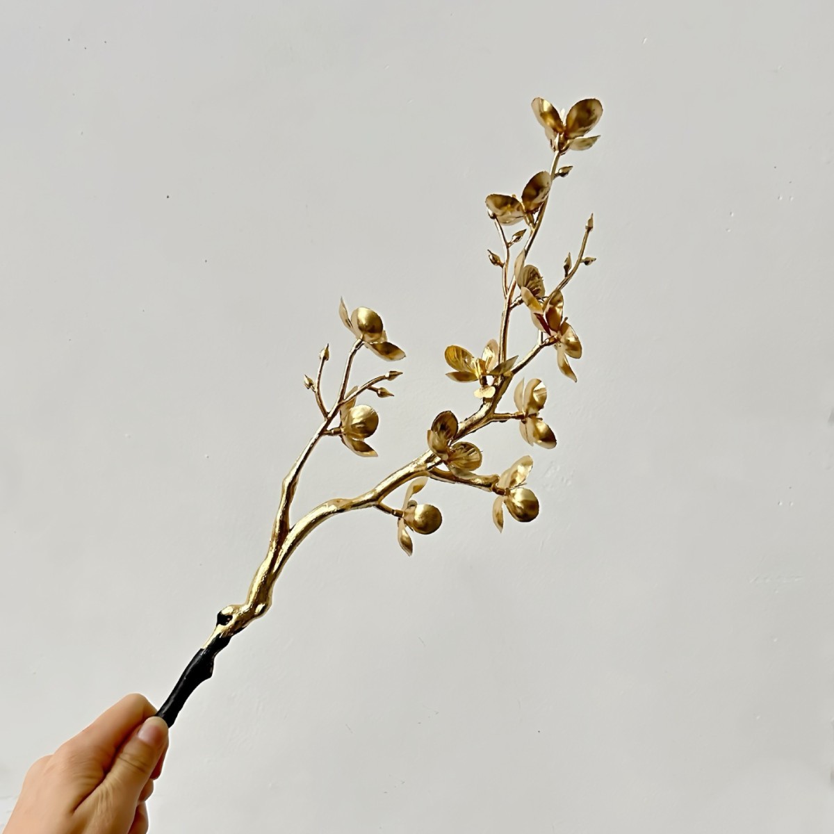 Flor de oro hoja de ginkgo eucalipto fruta roja Año Nuevo bendición cubo falso decoración de la flor decoración de la boda fábrica al por mayor en stock