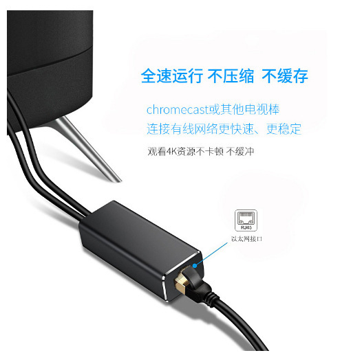 マイクロusb回転百兆ネットワークカードはfire tv stickに適用され、バッファケーブルは不要です|undefined