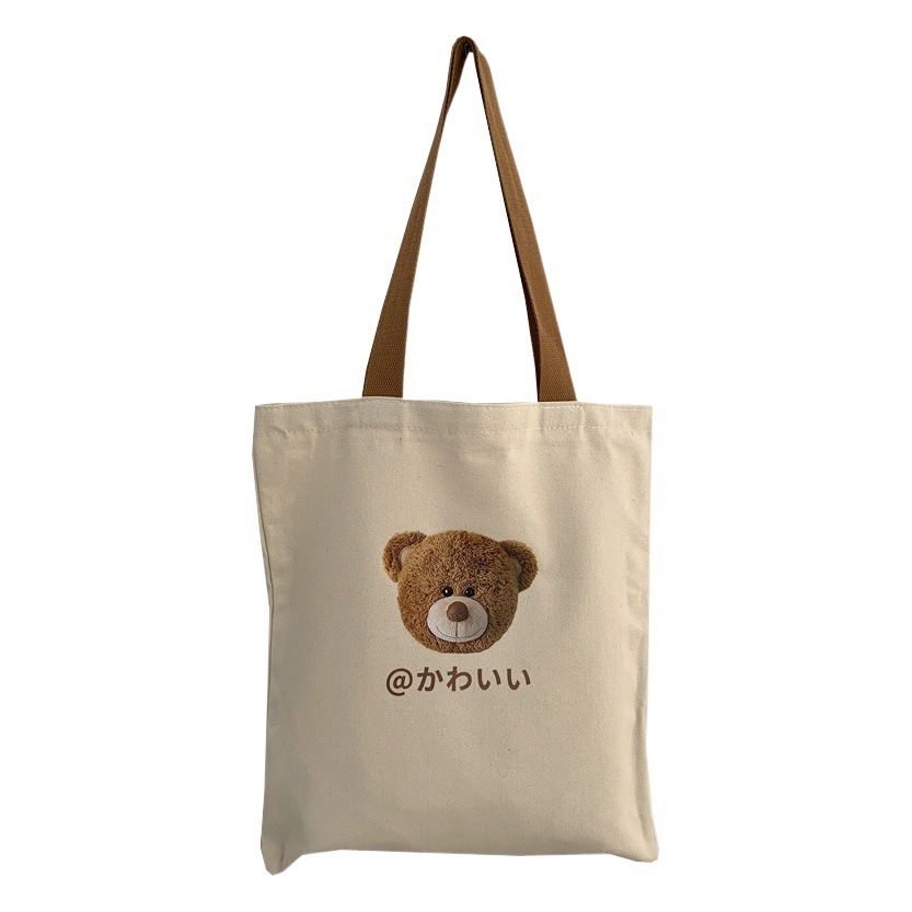 Estilo Europeo bolsa de lona hombro las mujeres estilo japonés ins lindo artístico gran capacidad estudiante clase bolso