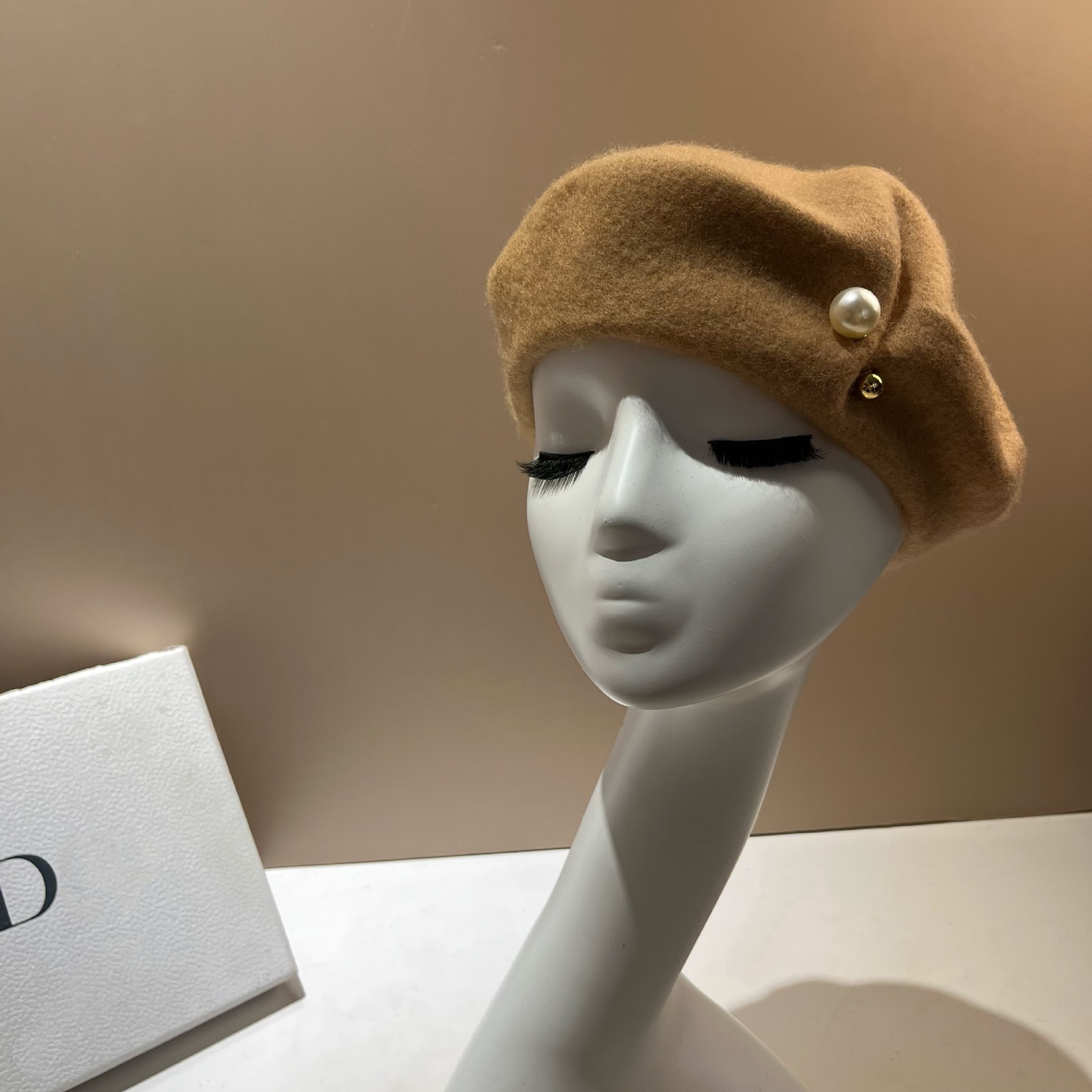 امرأة أنيق الأساسي أسلوب بسيط اللون الصامد إفيلس قبعة البيريه display picture 4