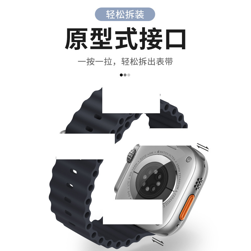 Apple Ocean Watchバンドに適合 オリジナルと同じネオングリーンUltra3/iwatchS11 Appleシリコンバンド|undefined