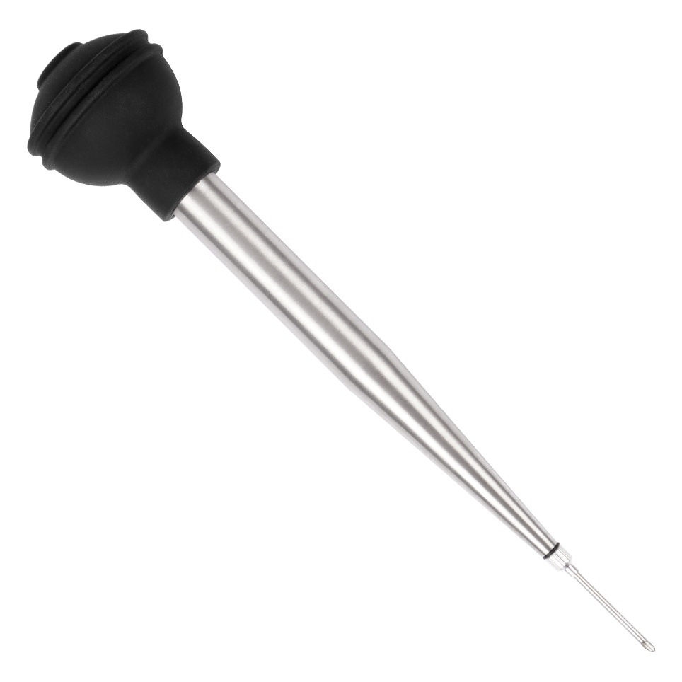Silicone turkey seasoning pump barbecue cooking seasoning chicken pump sauce syringe oil needle dripping seasoning tube