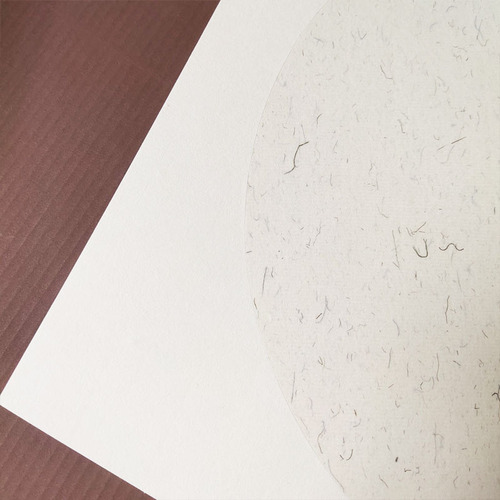 Antique raw Xuan card paper, traditional Chinese painting and calligraphy creation, inner circle and outer square lens cardboard, children's watercolor painting framed card rice paper