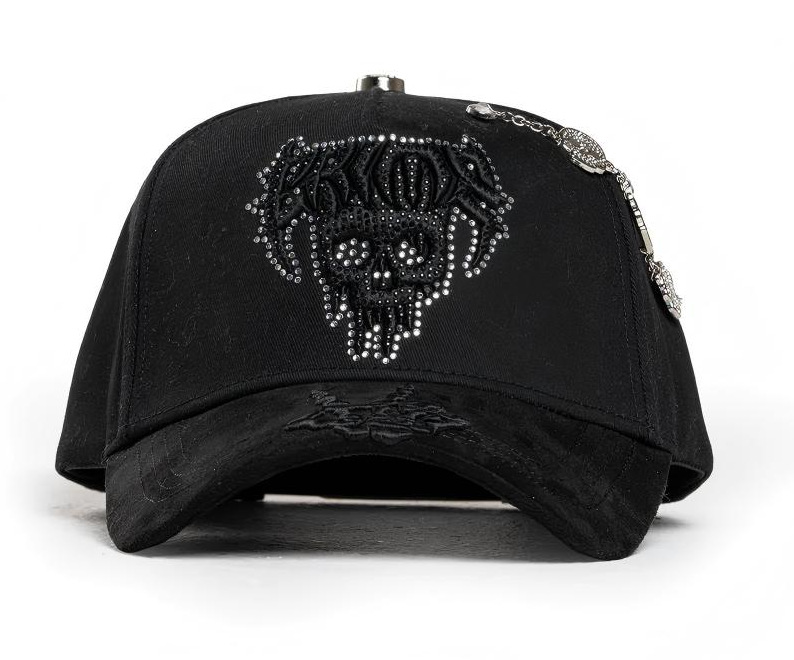 Nuevo Meike Duo Dandy bordado ajustable gorra de boca de pato borde curvo gorra de béisbol con diamantes barba tío