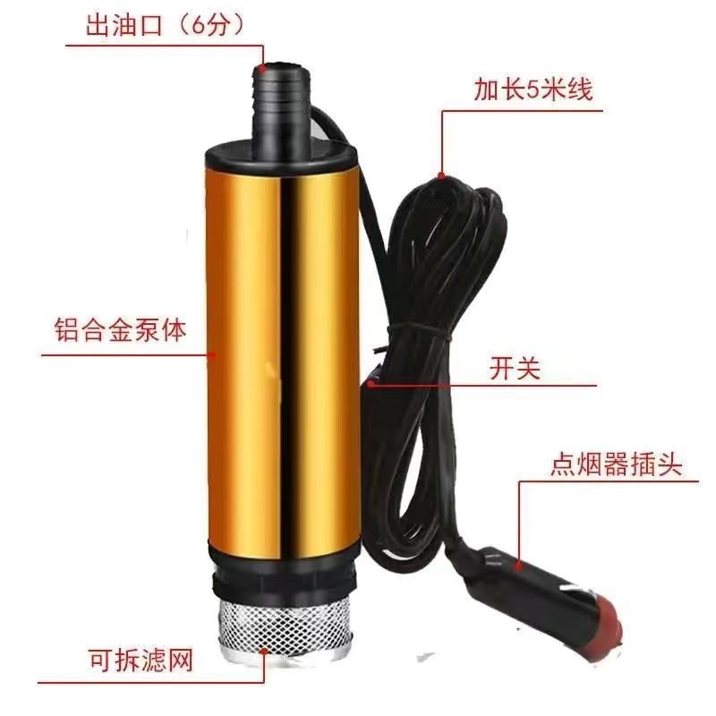 家用220V抽油泵新款快速加油机电动小型车载抽油神器电动柴油泵
