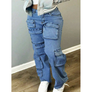 J 46902 Cargo pocket jeans ���b���ѝ�羳���uͨ��