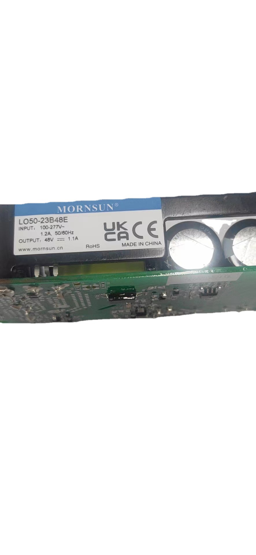 代理金升阳Mornsun 50W AC/DC模块电源 2x3英寸LO50-23B15E