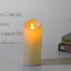 Plastic LED electronic candle, big decorations, remote control, wholesale