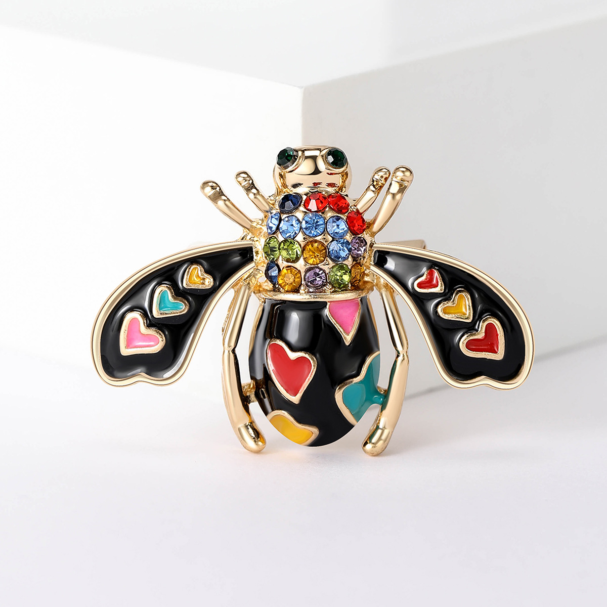11g Weight Brooches Classification Holiday, Banquet Occasion Alloy Material Insect Pattern All Seasons Season Women's Gender Enamel Design Casual, Cute Style Casual Cute Pin Insect Alloy Enamel Women's Brooches 3