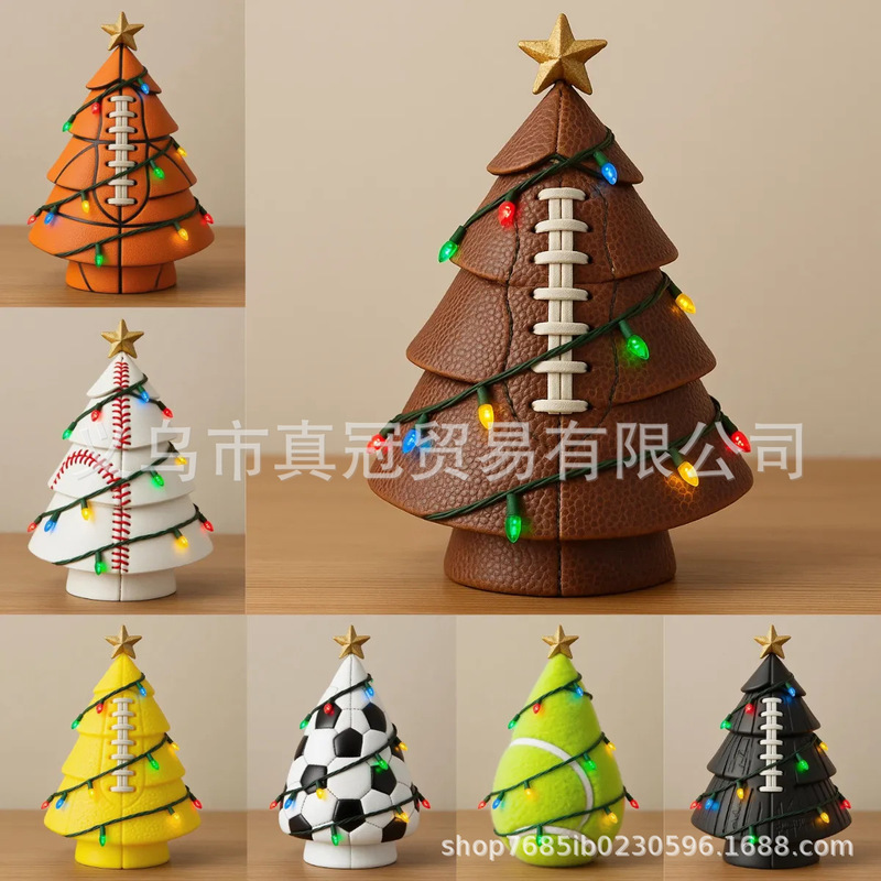 跨境新品Fun Ball Christmas Tree Decoration趣味球圣诞树装饰|undefined