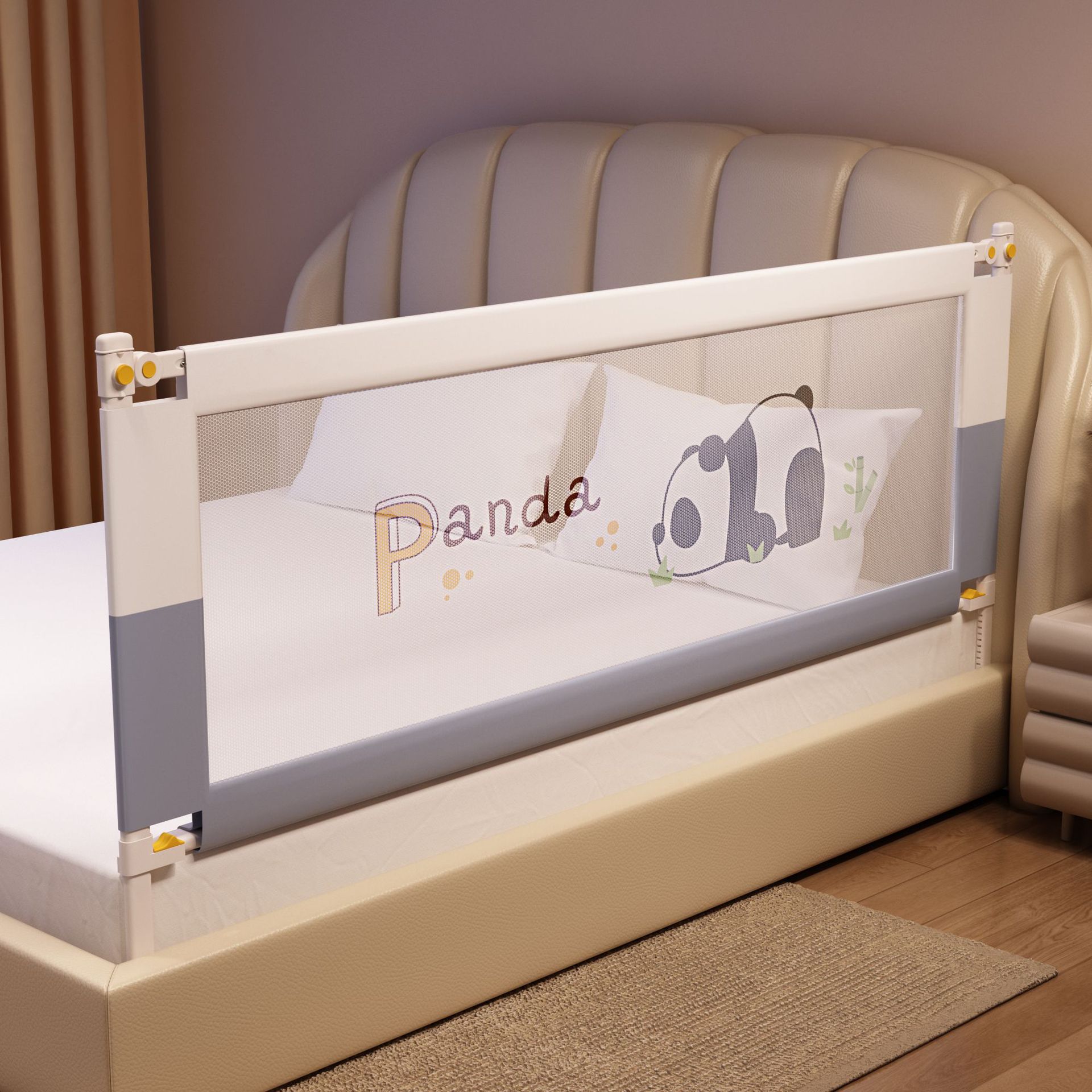 인쇄된 아기 곰