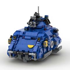MOC-150434はレゴハンマー40k中原鋳造剣闘士戦車の小粒を合わせて積み木のおもちゃを作ります。