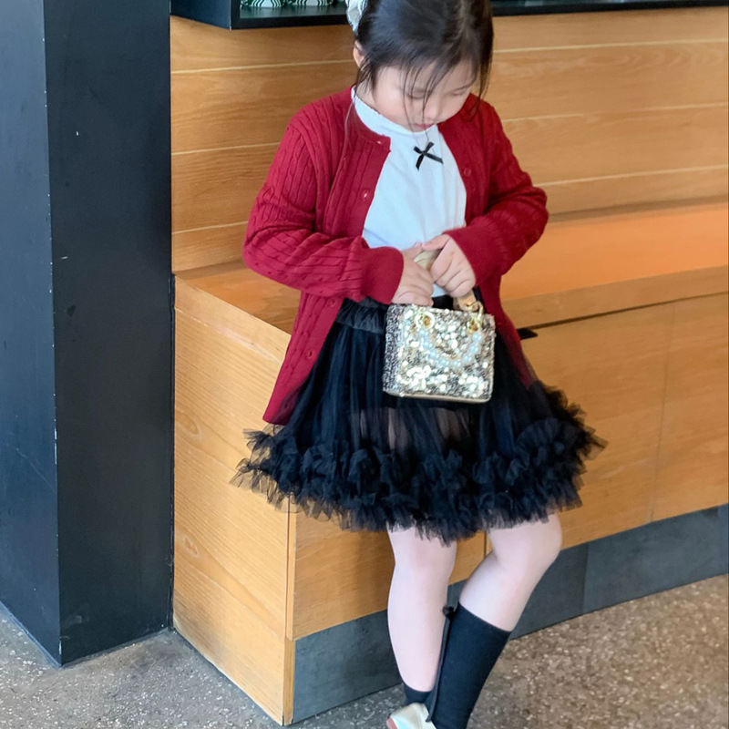 Moda coreana de sequillas niñas bolso de hombro dulce perla bolso de mano bebé nuevo mini bolso para niños