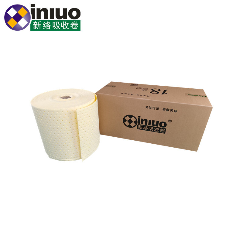 PSH92251X化学品万用吸收卷 黄色40CM吸附棉 化学危害品吸附卷