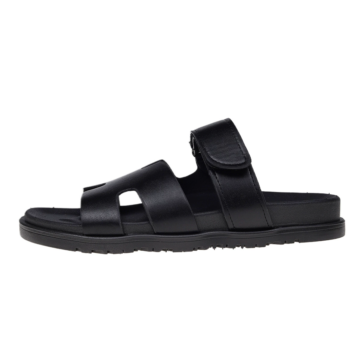 Summer universal slippers, velcro strap, plus sizes (women's open-toe sandals)