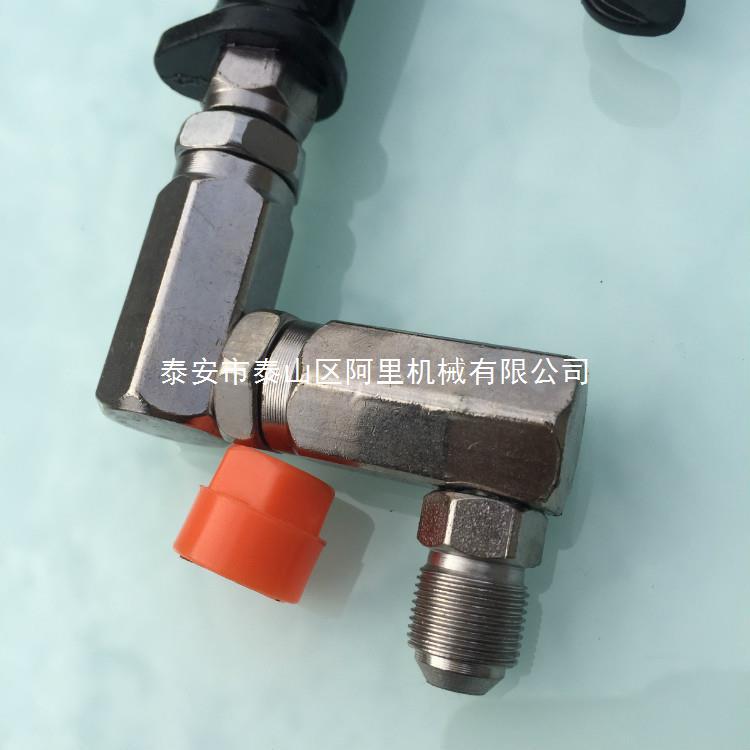 高压气动黄油机脚踏注油器润滑油配件枪嘴直柄万向枪头14*1细丝