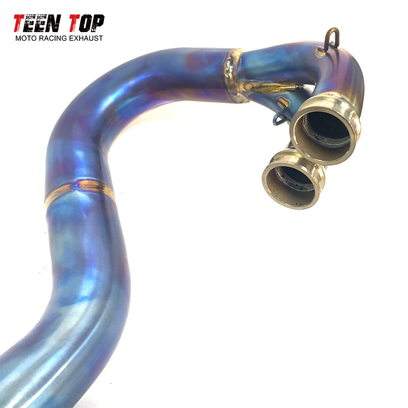Suitable for four-stroke off-road KTM450SX/SXS/XC titanium alloy motorcycle exhaust pipe modification front section 2004