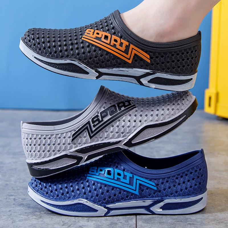 Летняя новая пещерная обувь мужская нескользящая мягкая подошва оптовая модная спортивная обувь пляжная обувь все включено с мужскими сандалиями