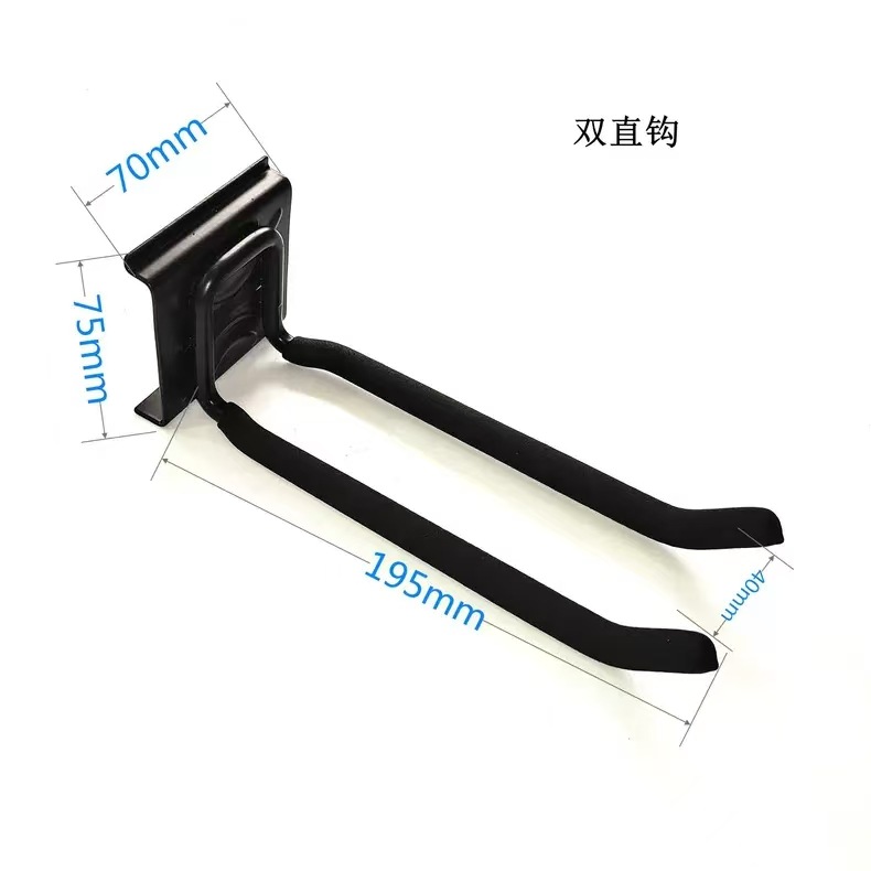 gancho de placa de ranura transfronteriza para almacenamiento de pared pesada percha metálica para herramientas de jardín para colocar ganchos de pared para objetos pesados tipo de pared image 15