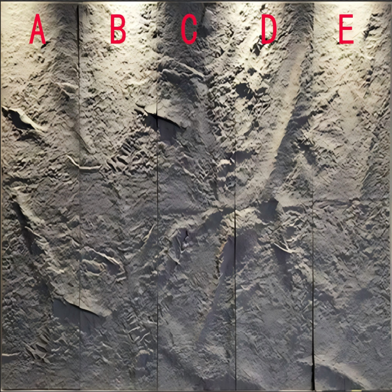 Pared de fondo de piel de piedra de pu piedra de hongo PU piedra de imitación losa de roca losa grande piedra blanda ultrafina travertino piedra cultural ladrillo de pared exterior